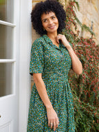 Camilla Dress - Green Floral