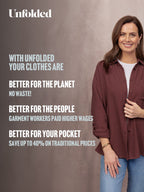 Deborah Oversized Cotton Crinkle Shirt - Brown