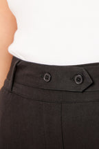 Beth - High Waisted Trouser - Black (Unbagged)