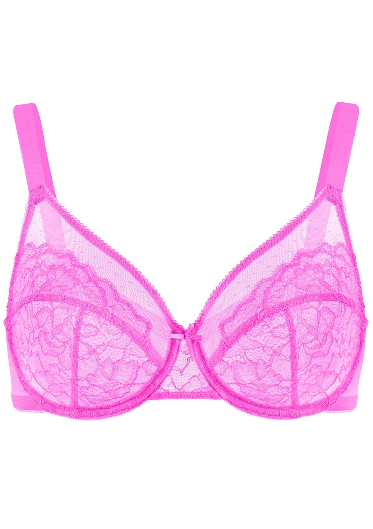 Enchante Unlined Non-padded Lace Underwire Bra