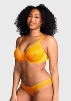 Enchante Unlined Non-padded Lace Underwire Bra