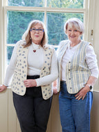 Eva - Quilted Gilet - Stripe