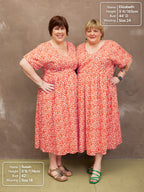 Fern Dress - Terracotta Print