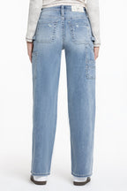 Callie Cargo Wide Leg Jeans
