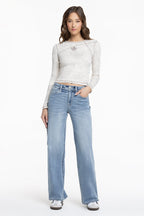 Callie Cargo Wide Leg Jeans