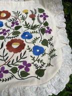 Cotton Floral Embroidered Bag