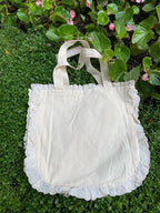 Cotton Floral Embroidered Bag