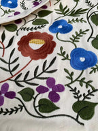 Cotton Floral Embroidered Bag