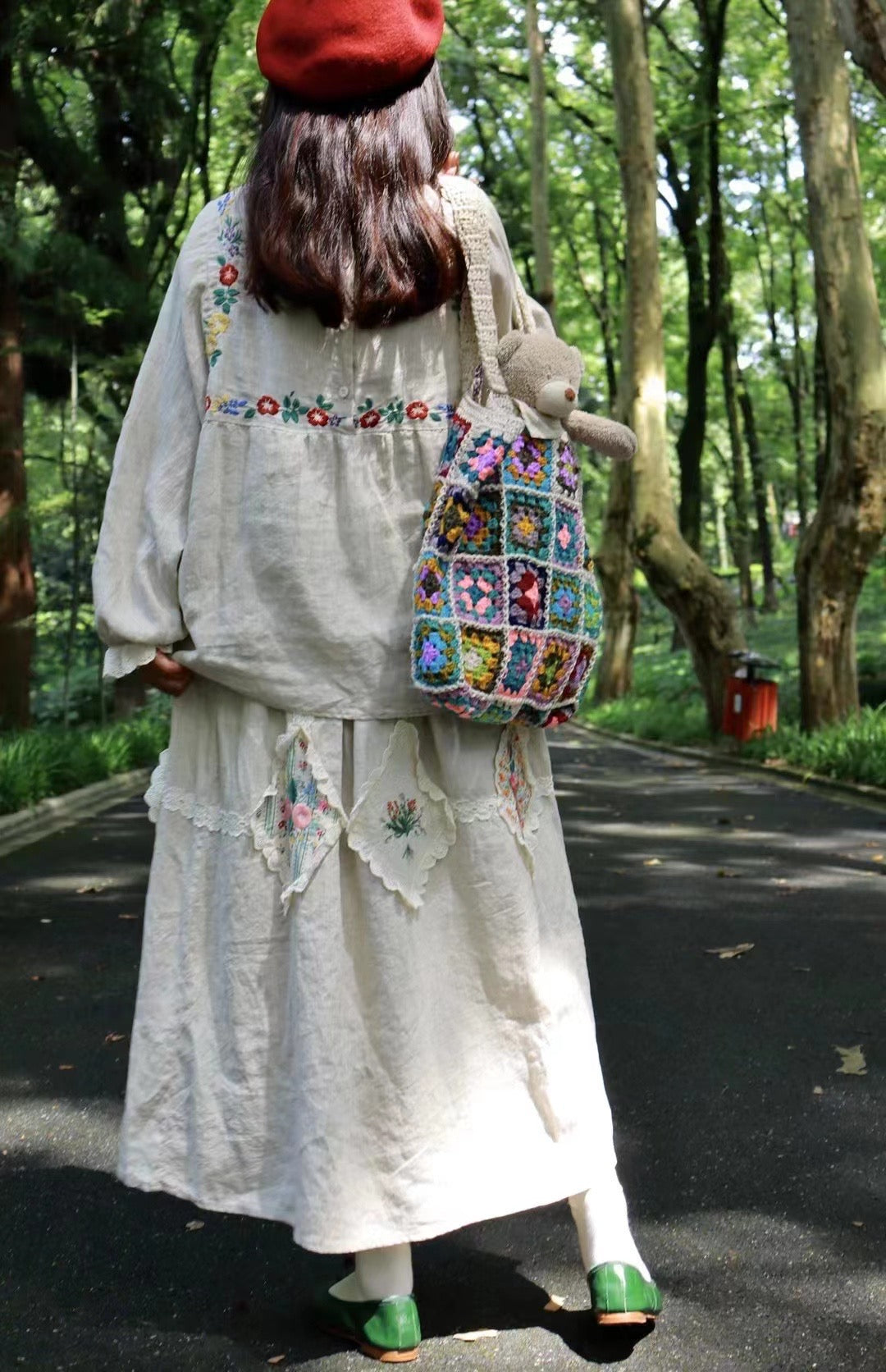 Hand Crocheted Tote Bag