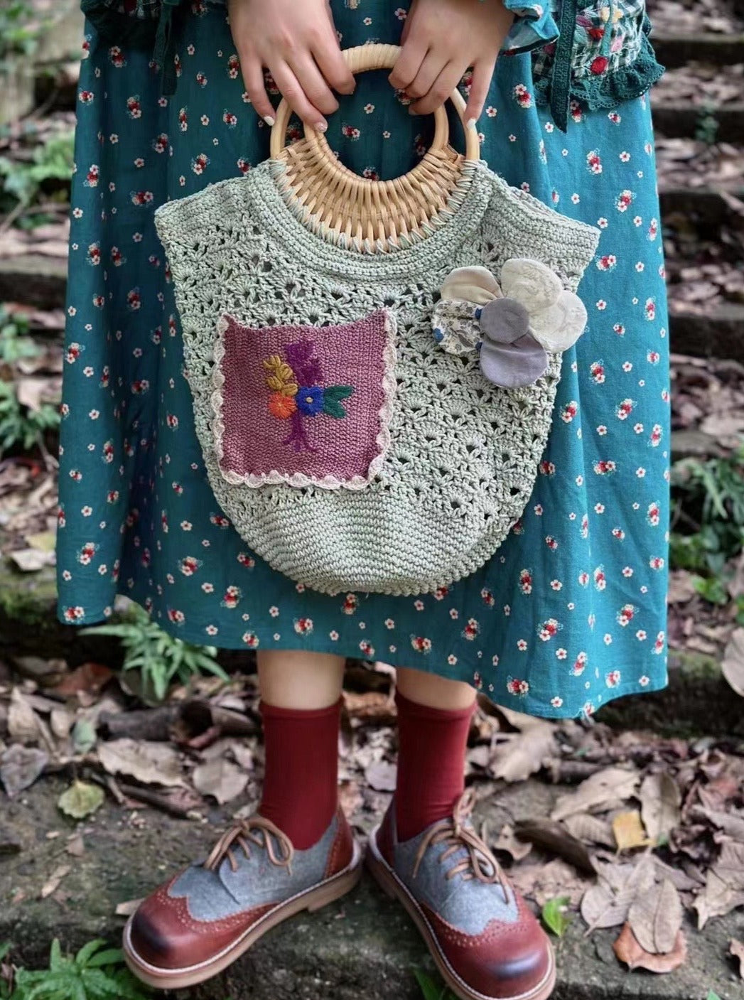 Handmade Hand Crocheted Bag