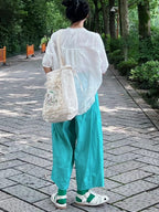 Cute Embroidered Shoulder Bag