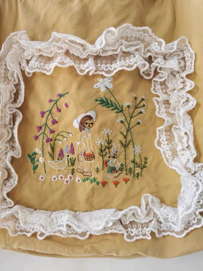 Cute Embroidered Shoulder Bag