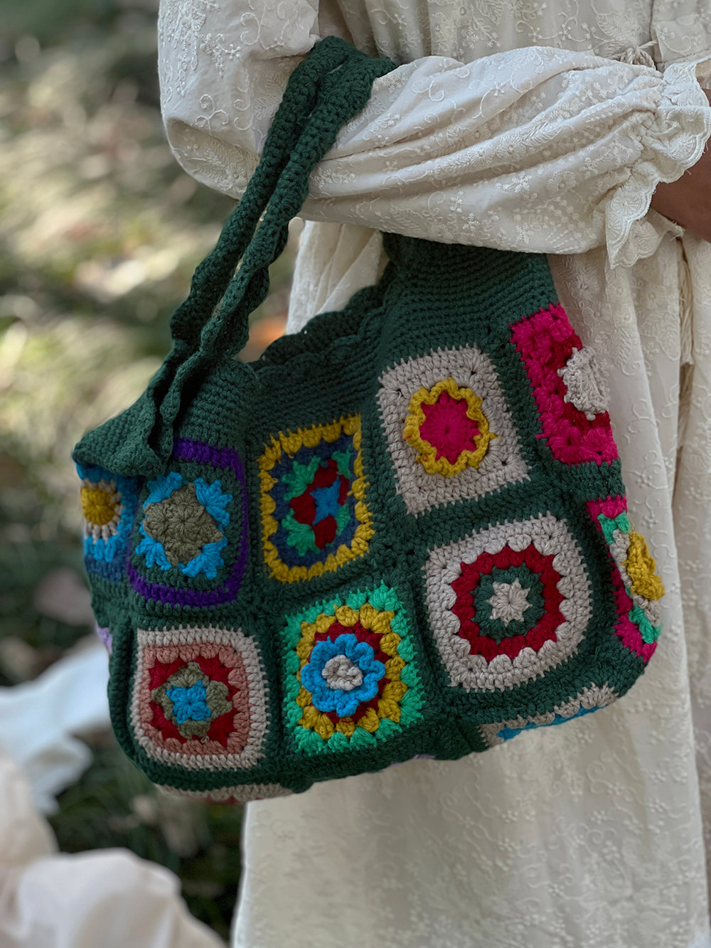 Handmade Crocheted Handbag