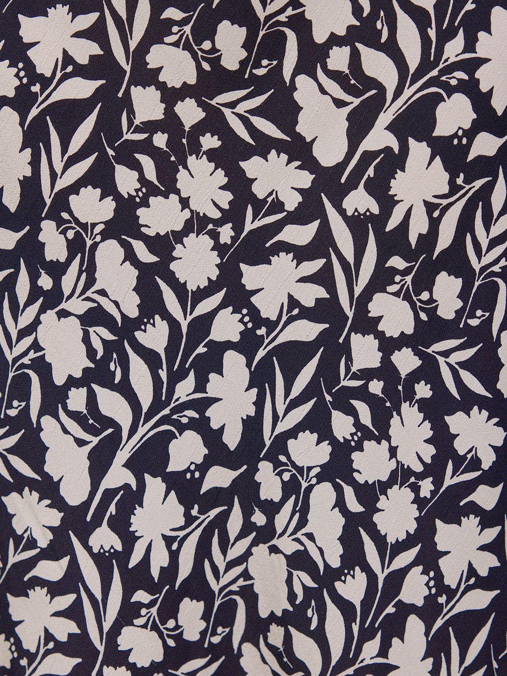 Isabelle Bias Cut Skirt - Monochrome Floral Print