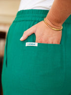 Isha Relaxed Trouser - Green