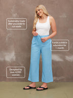 Ivy - Summer Trouser - Blue