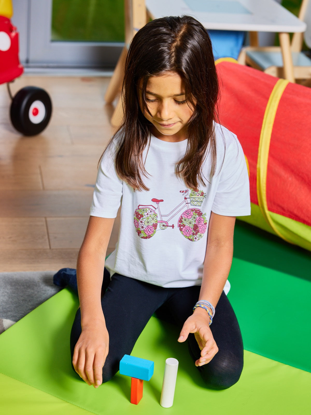 Ivy - Kids T-Shirt - Bicycle Print