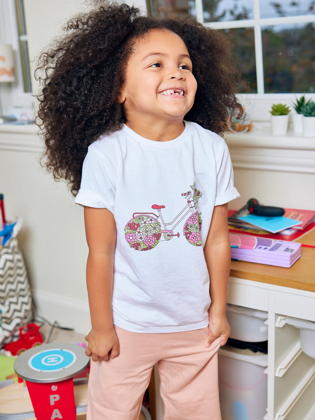 Ivy - Kids T-Shirt - Bicycle Print