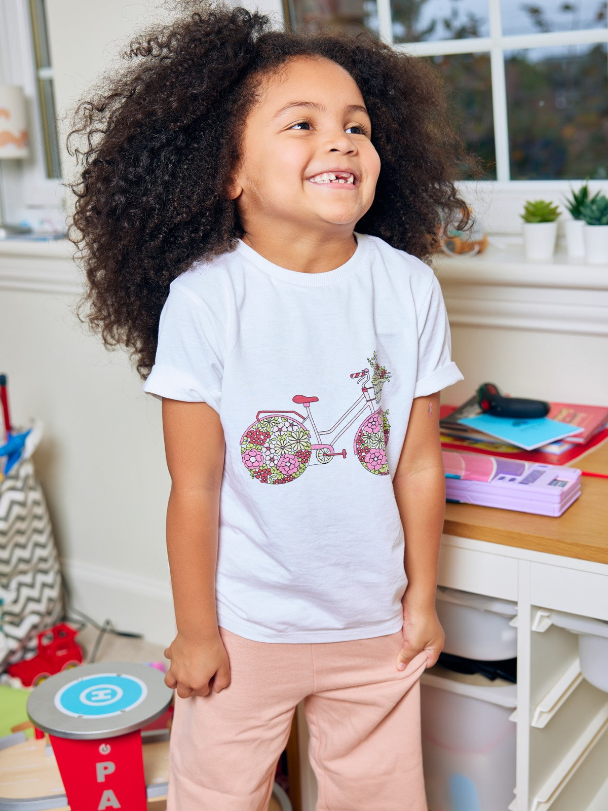 Ivy - Kids T-Shirt - Bicycle Print