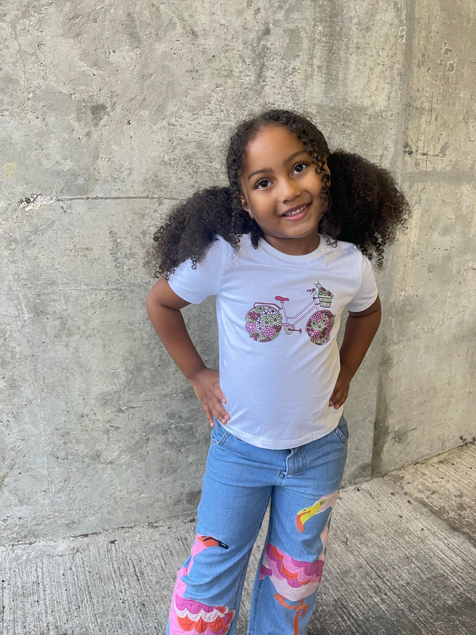 Ivy - Kids T-Shirt - Bicycle Print