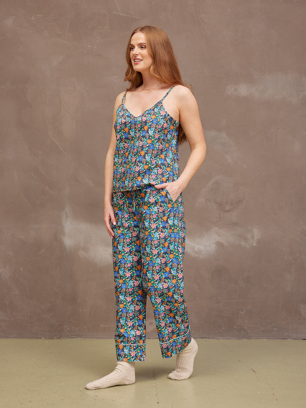 Kara Pyjama Set - Multicolour Floral Print