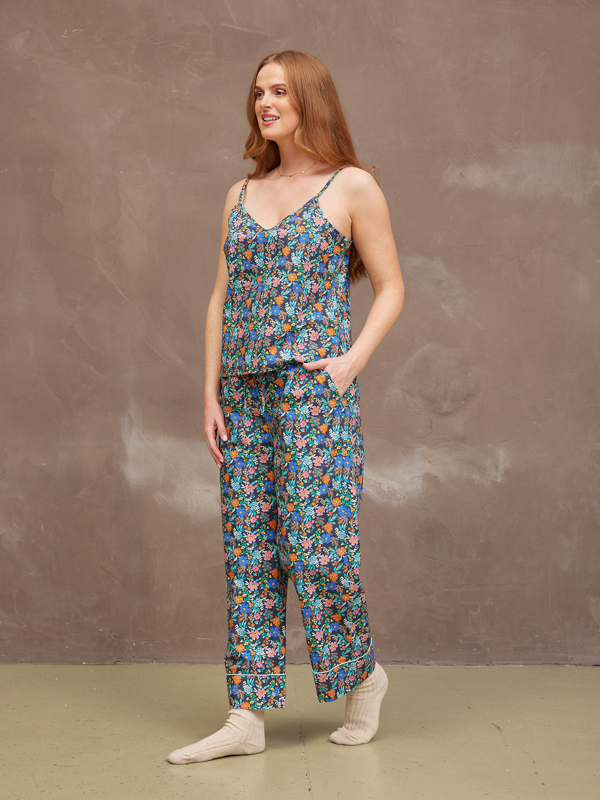 Kara Pyjama Set - Multicolour Floral Print