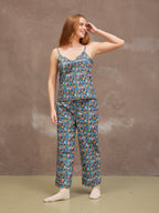 Kara Pyjama Set - Multicolour Floral Print