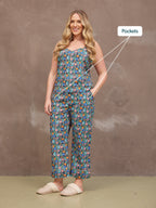 Kara Pyjama Set - Multicolour Floral Print