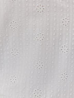 Kari Broderie Short Sleeve Shirt - White