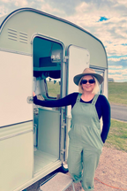 Kathleen - Relaxed Dungaree - Sage