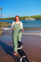 Kathleen - Relaxed Dungaree - Sage