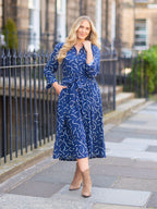 Kirsty Scribble Print Shirt Dress