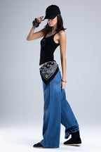 Dion Low Rise Palazzo Jeans