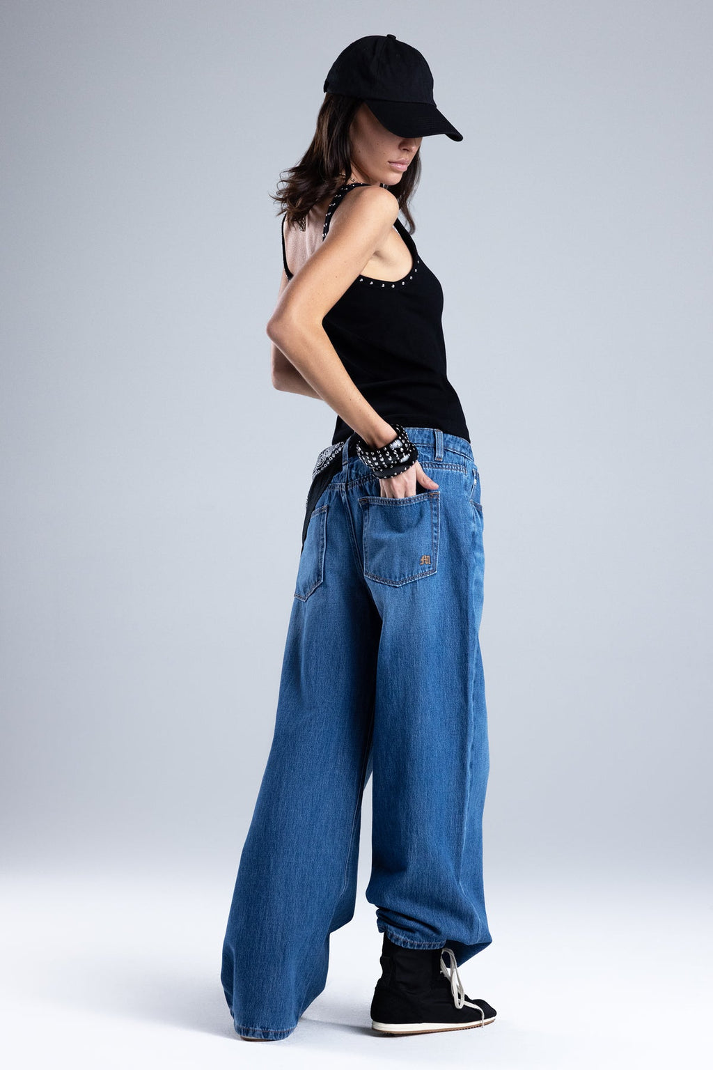 Dion Low Rise Palazzo Jeans