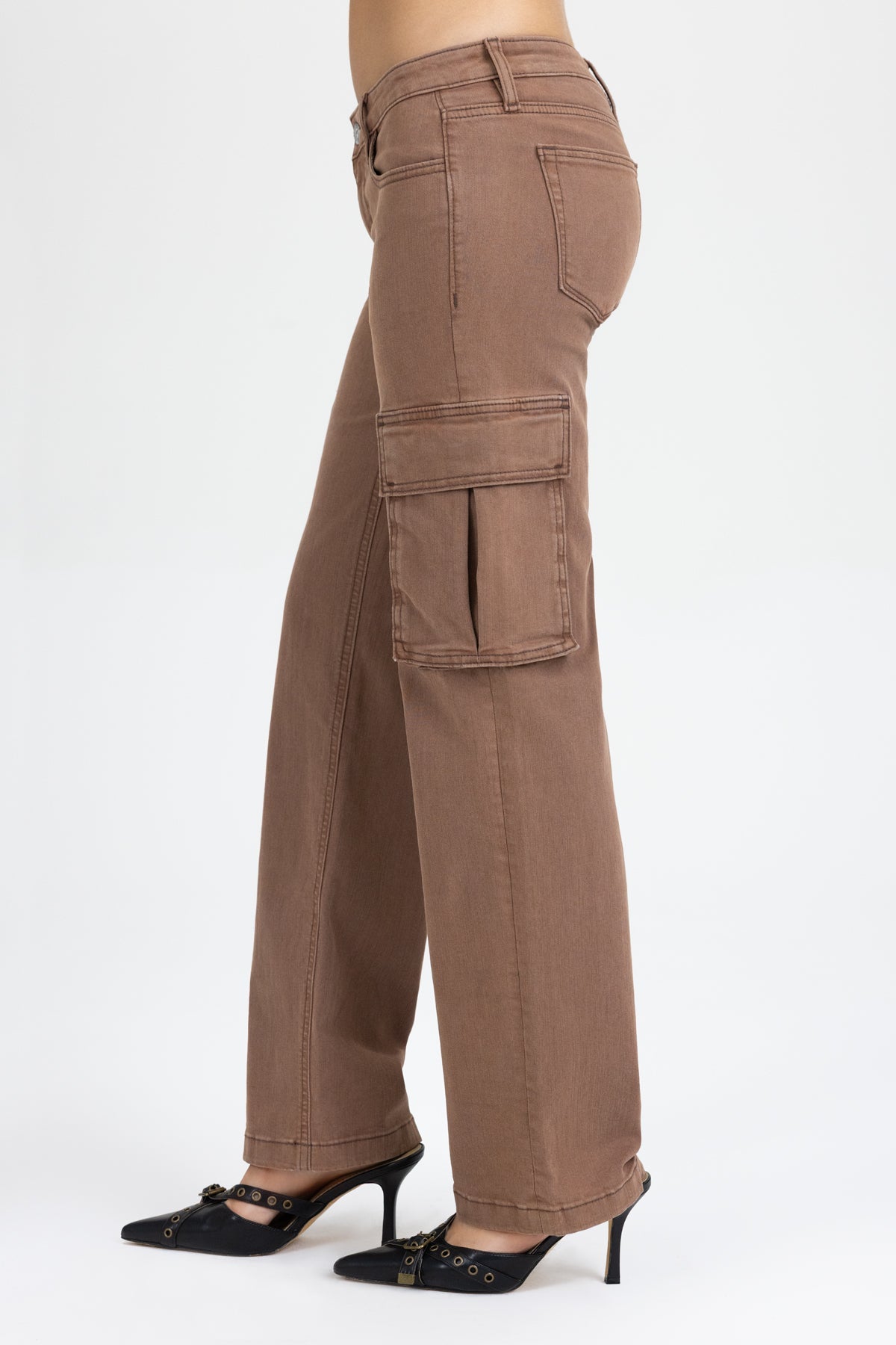 Fawn Low Rise Cargo Slim Wide