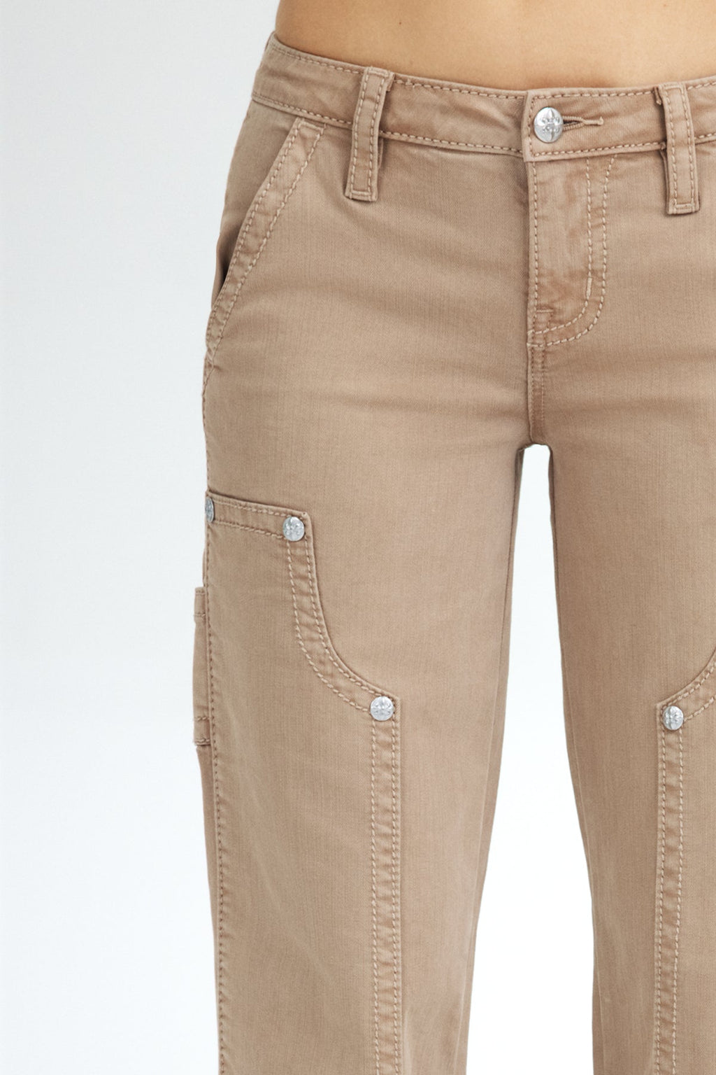 Cairo Low Rise Slim Wide Jeans