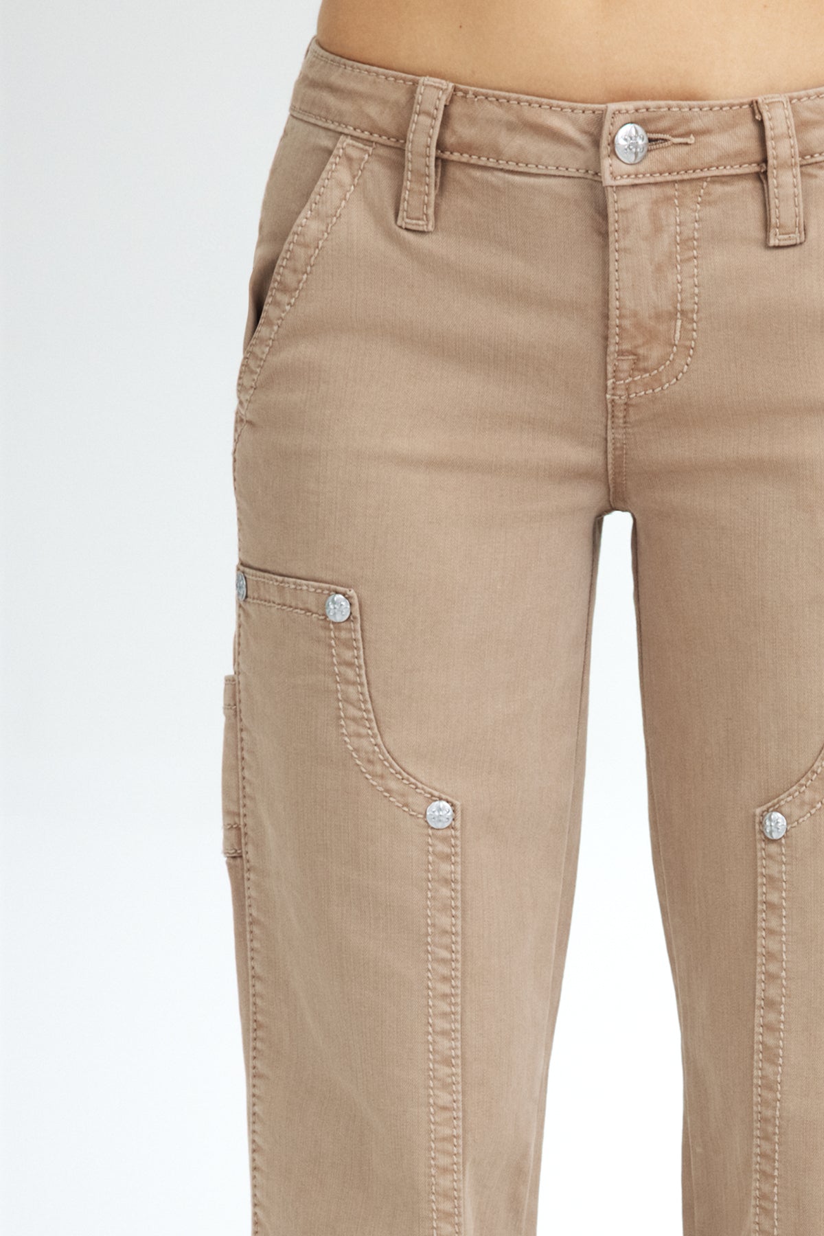 Cairo Low Rise Slim Wide Jeans