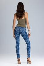 Low Rise Camo Skinny Jeans