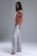 Scarlett Low Rise Slim Wide Jeans