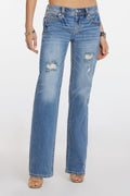 Mina M Low Rise Slim Wide