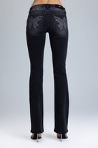 Risa Butterfly Low Rise Bootcut Jeans
