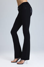 Jax Fleur Low Rise Bootcut Jeans
