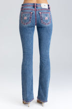 Axle Stitched Bootcut Jeans