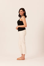 Laura-Joy - Ribbed Vest - Black