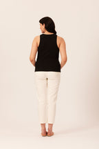 Laura-Joy - Ribbed Vest - Black