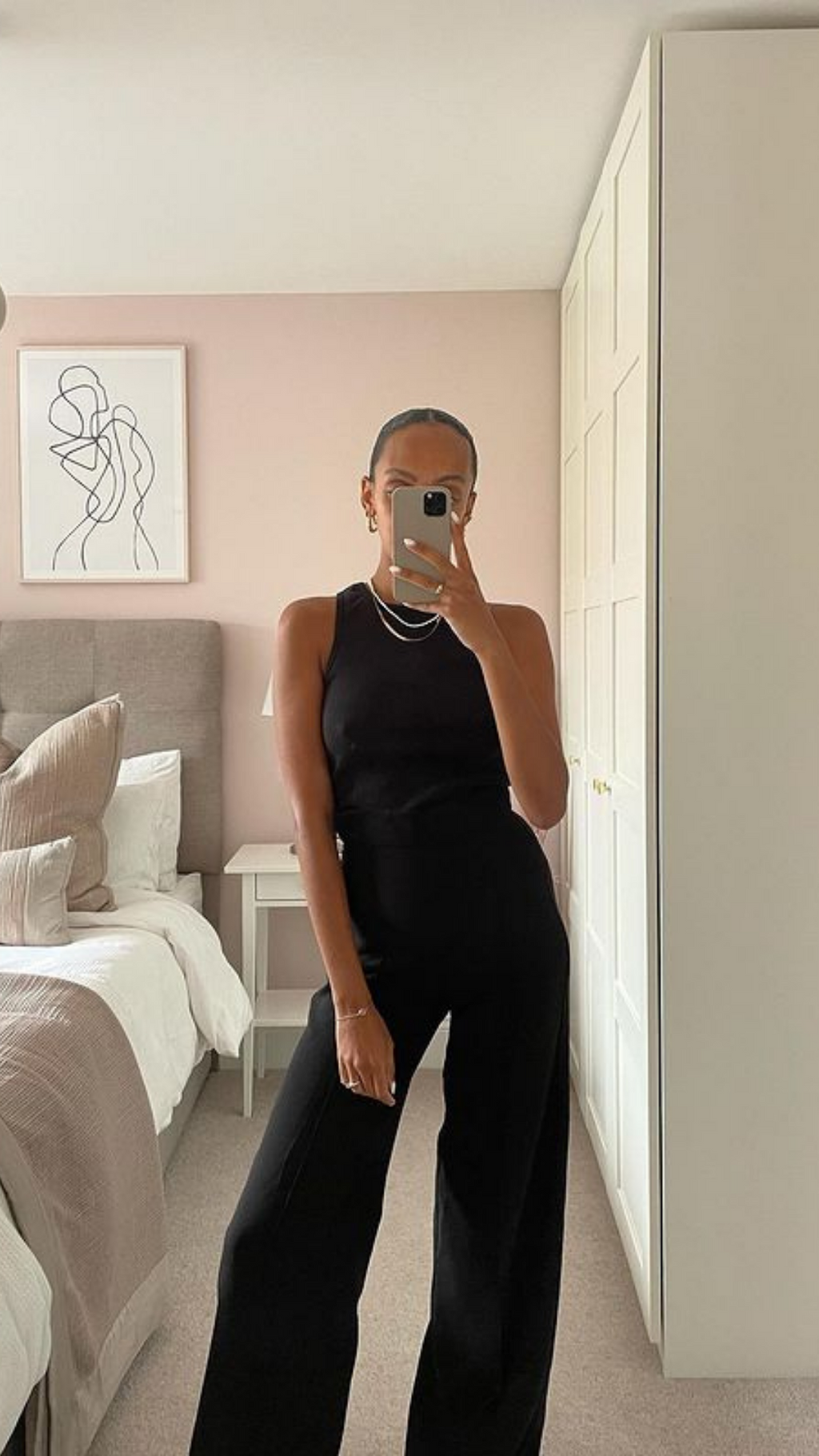 Laura-Joy - Ribbed Vest - Black