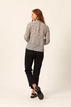 Lyndsey - High Neck Blouse - Multi