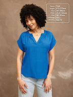 Lou Notch Neck Top