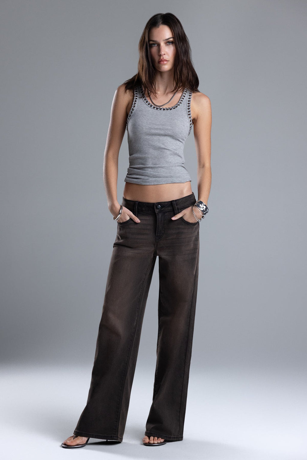 Tropez Baggy Wide Leg Jeans