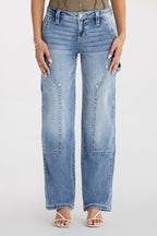 Heather Slim Wide Cargo